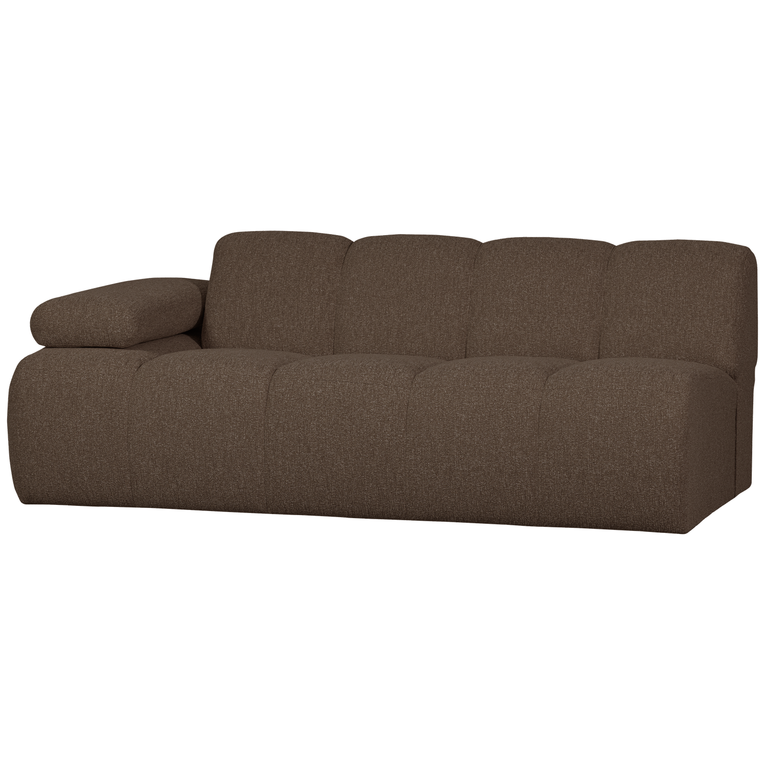 MOJO 2-SITZER ELEMENT ARM LINKS BOUCLE BRAUN MELANGE 377456-BM