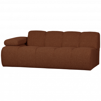 MOJO 2-SITZER ELEMENT ARM LINKS BOUCLE ROSTBRAUN MELIERT 377456-RM