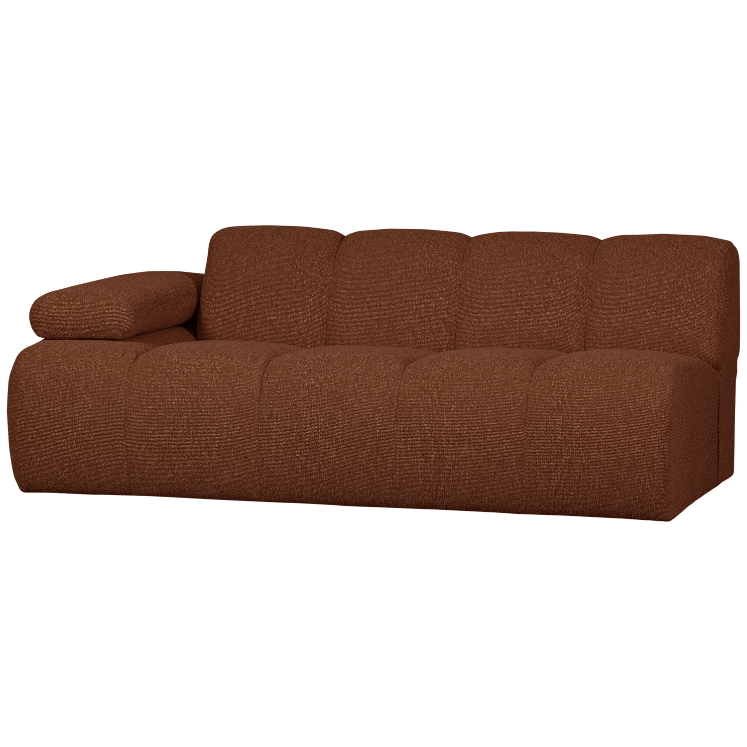 MOJO 2-SITZER ELEMENT ARM LINKS BOUCLE ROSTBRAUN MELIERT 377456-RM