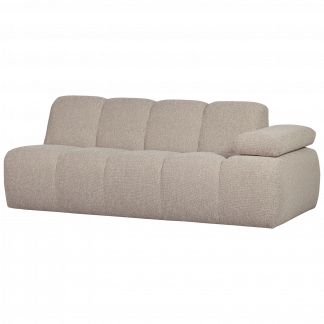 MOJO 2-SITZER ELEMENT ARM RECHTS BOUCLE BEIGE MELANGE 377457-EM