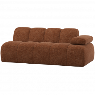 MOJO 2-SITZER ELEMENT ARM RECHTS WOLLE ROSTBRAUN 377457-WR