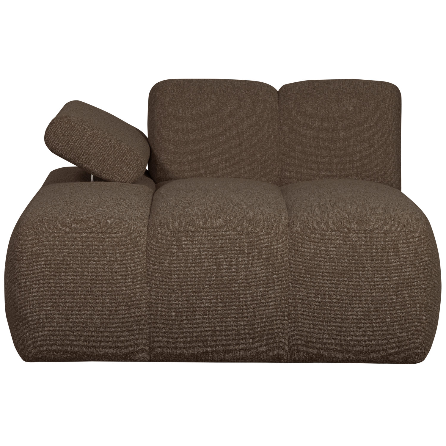 MOJO CHAISE LONGUE ELEMENT LINKS BOUCLE BRAUN MELANGE 377459-BM – Bild 3