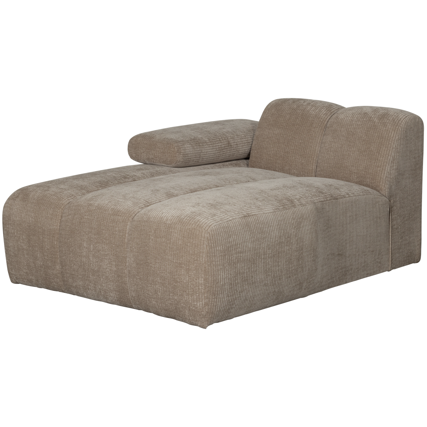 MOJO CHAISE LONGUE LINKS GERIPPTER DUNKLER SAND 377459-D