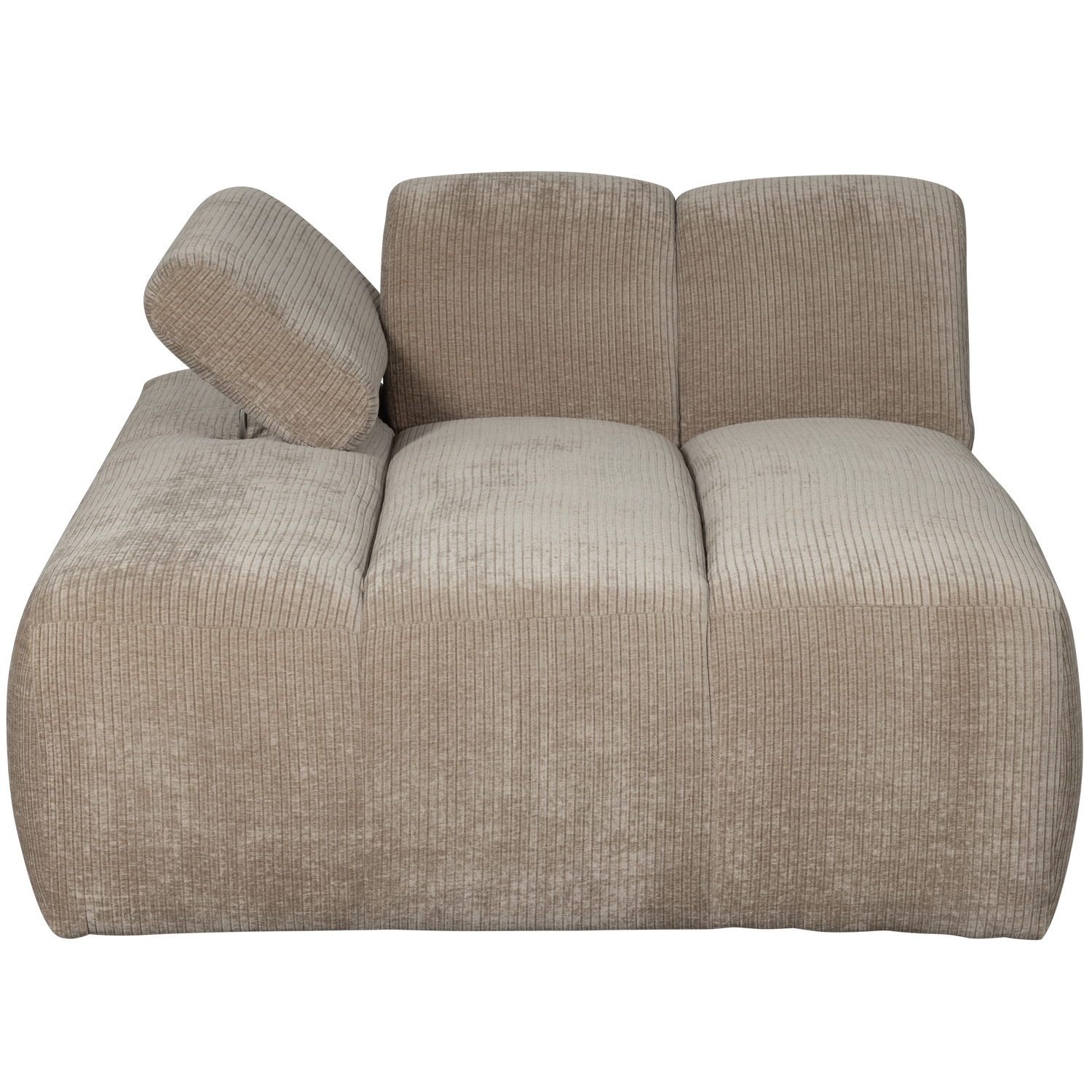 MOJO CHAISE LONGUE LINKS GERIPPTER DUNKLER SAND 377459-D – Bild 3