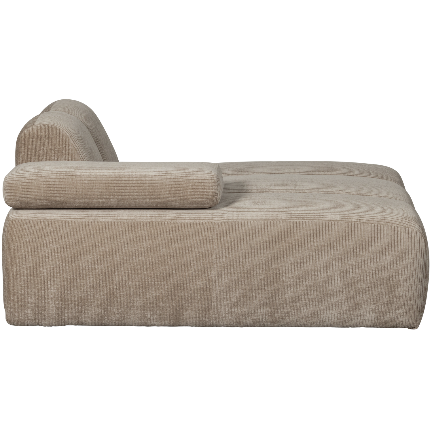 MOJO CHAISE LONGUE LINKS GERIPPTER DUNKLER SAND 377459-D – Bild 4