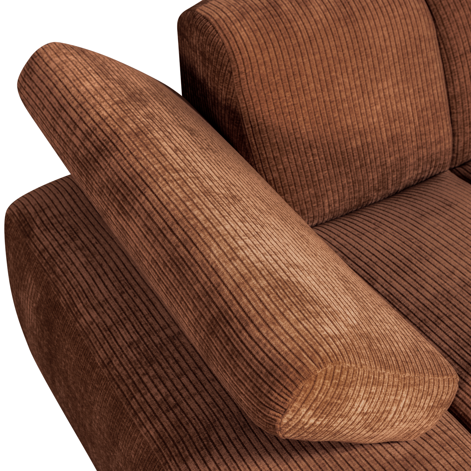 MOJO CHAISE LONGUE ELEMENT LINKS GERIPPTER ROSTBRAUN 377459-R – Bild 8