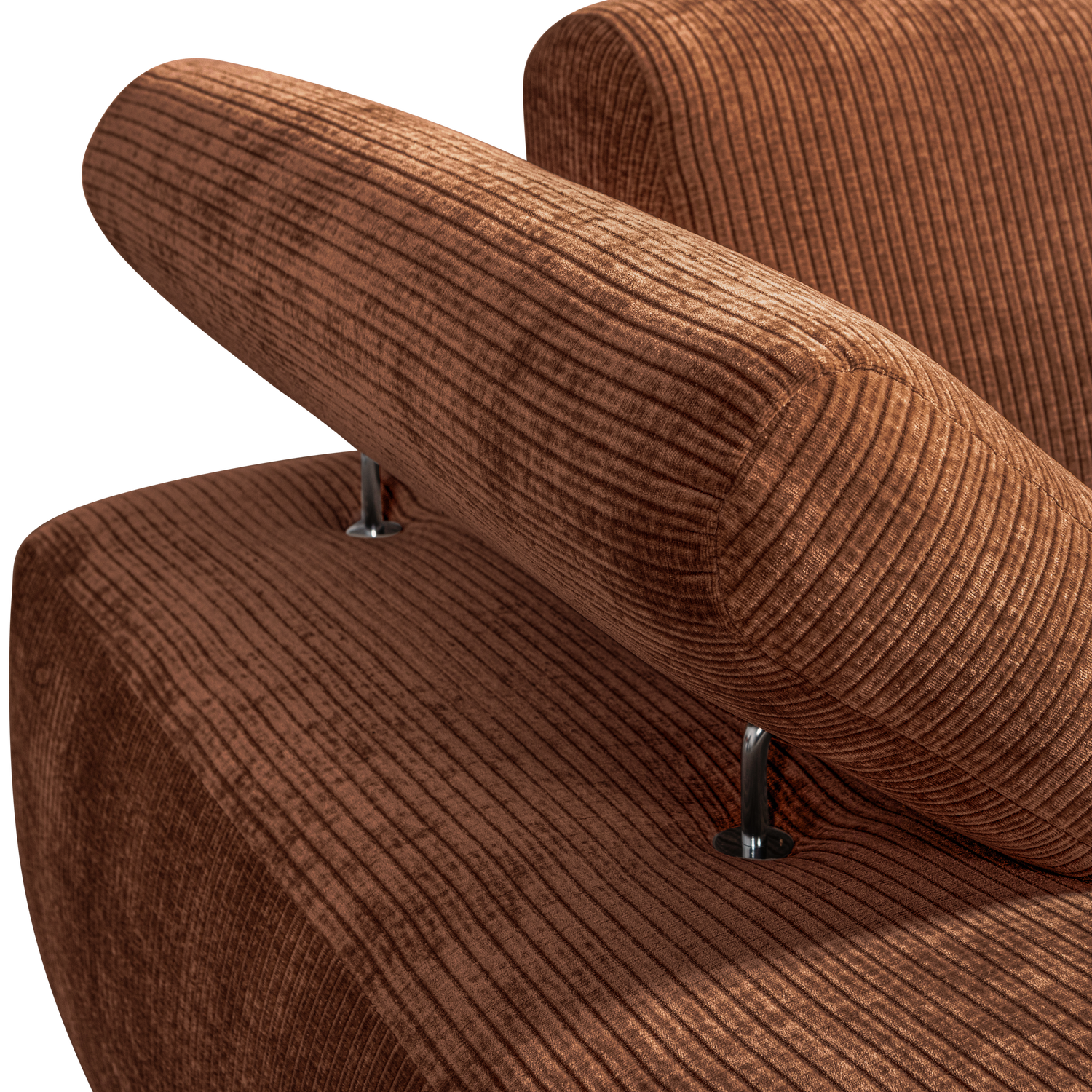 MOJO CHAISE LONGUE ELEMENT LINKS GERIPPTER ROSTBRAUN 377459-R – Bild 9