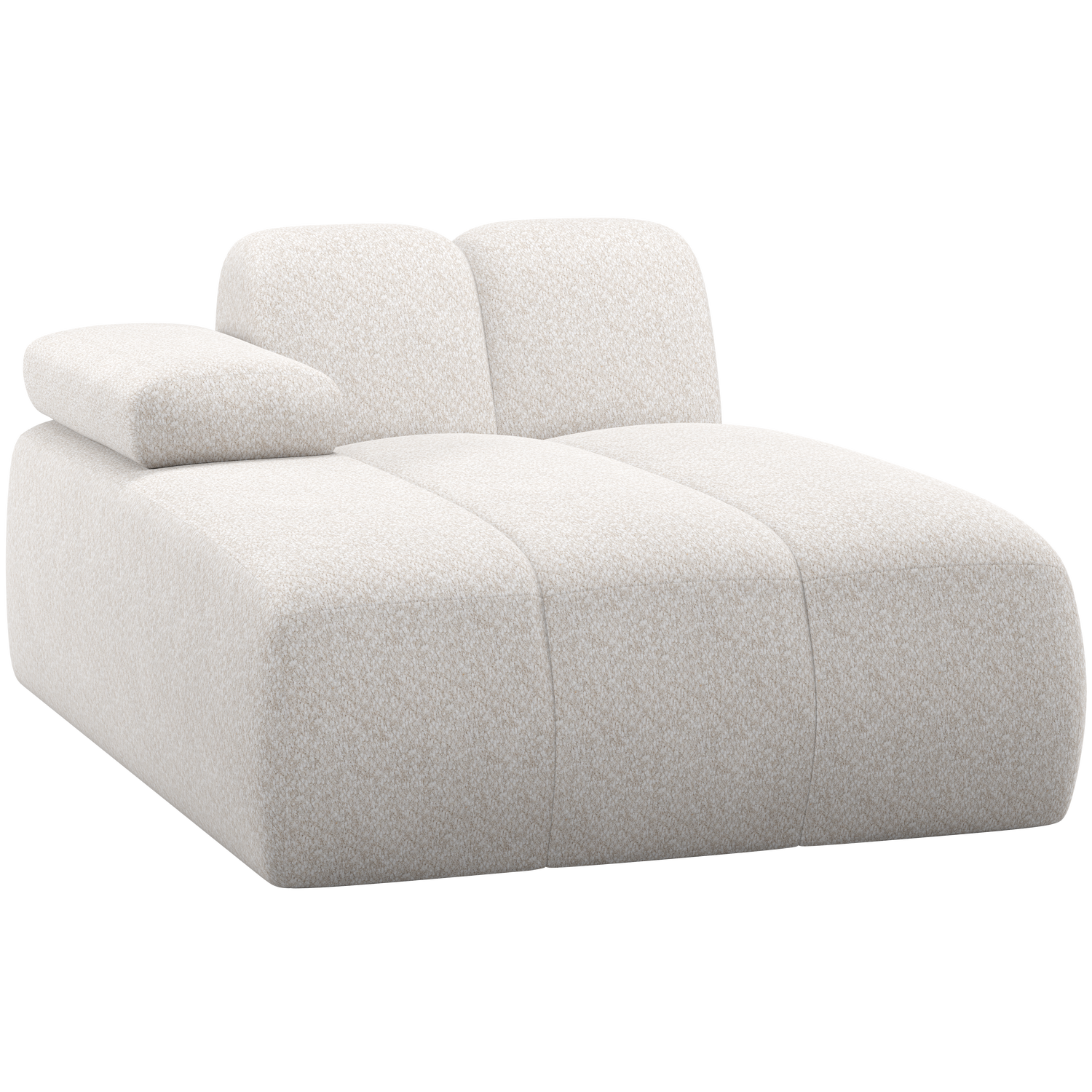 MOJO CHAISE LONGUE ELEMENT LINKS WOLLE ECRU 377459-WE
