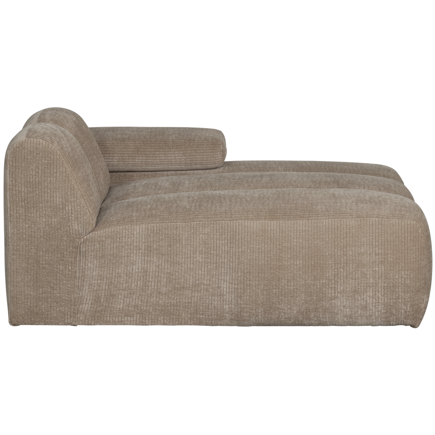 MOJO CHAISE LONGUE RECHTS GERIPPTER DUNKLER SAND 377460-D – Bild 6