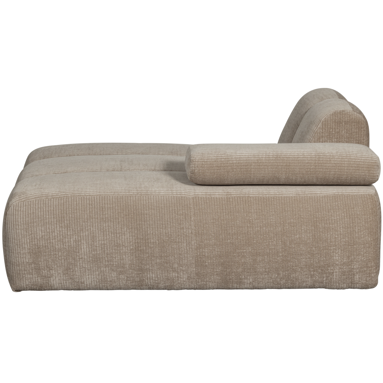 MOJO CHAISE LONGUE RECHTS GERIPPTER DUNKLER SAND 377460-D – Bild 5