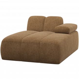 MOJO CHAISE LONGUE RECHTS WOLLE HONIGELB 377460-WH