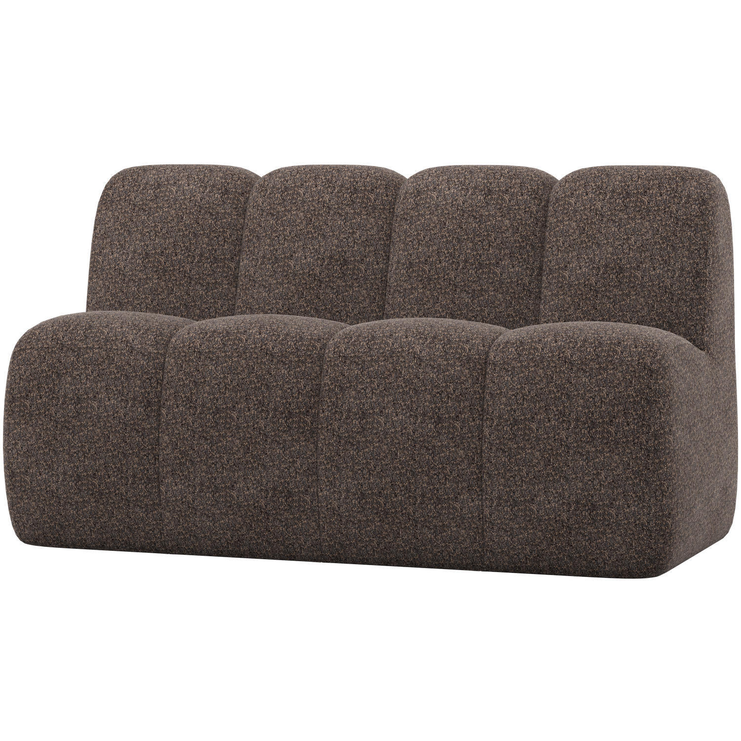 MOJO ESSBANK 164 CM MIT RUCKENLEHNE WOLLE BRAUN 377462-WB