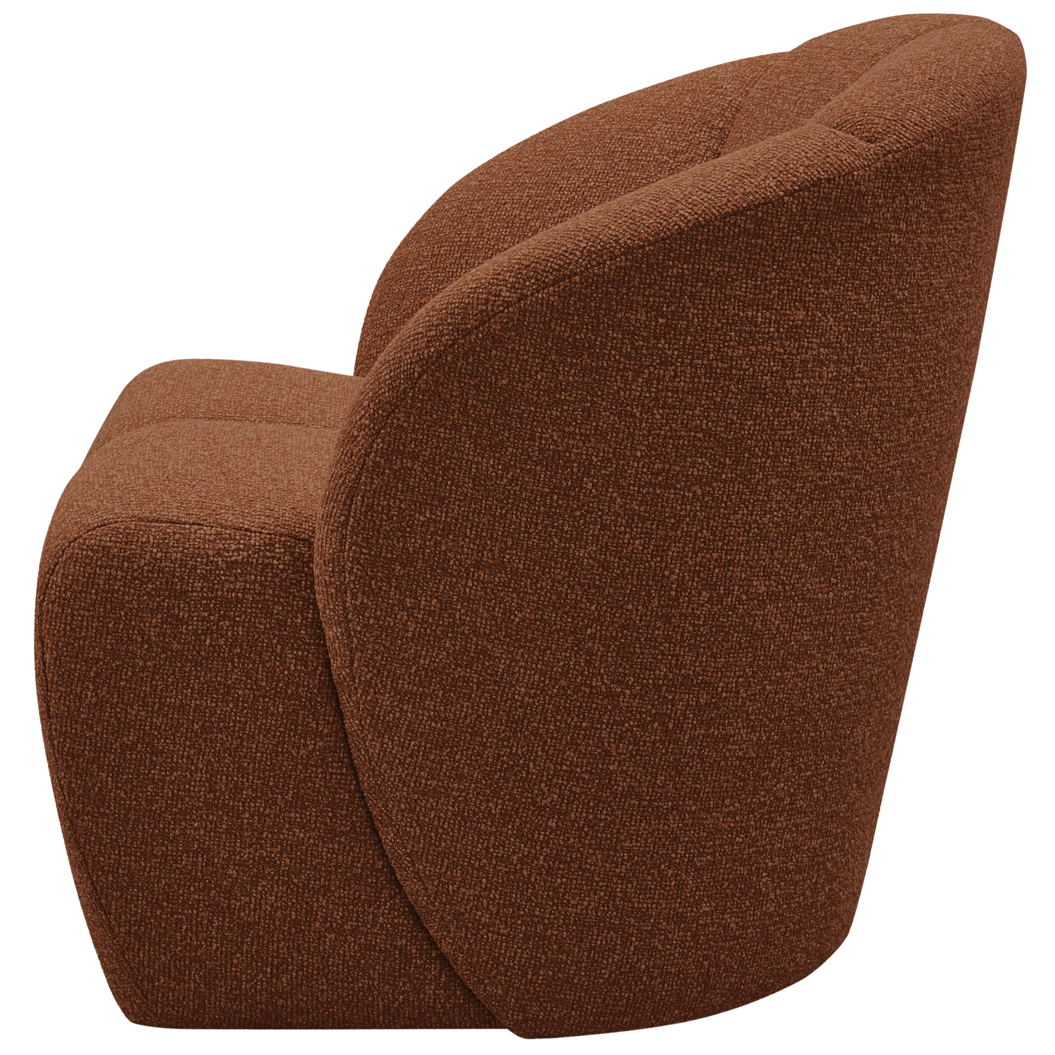 MOJO DREHSESSEL BOUCLE ROSTBRAUN MELIERT 377463-RM – Bild 3