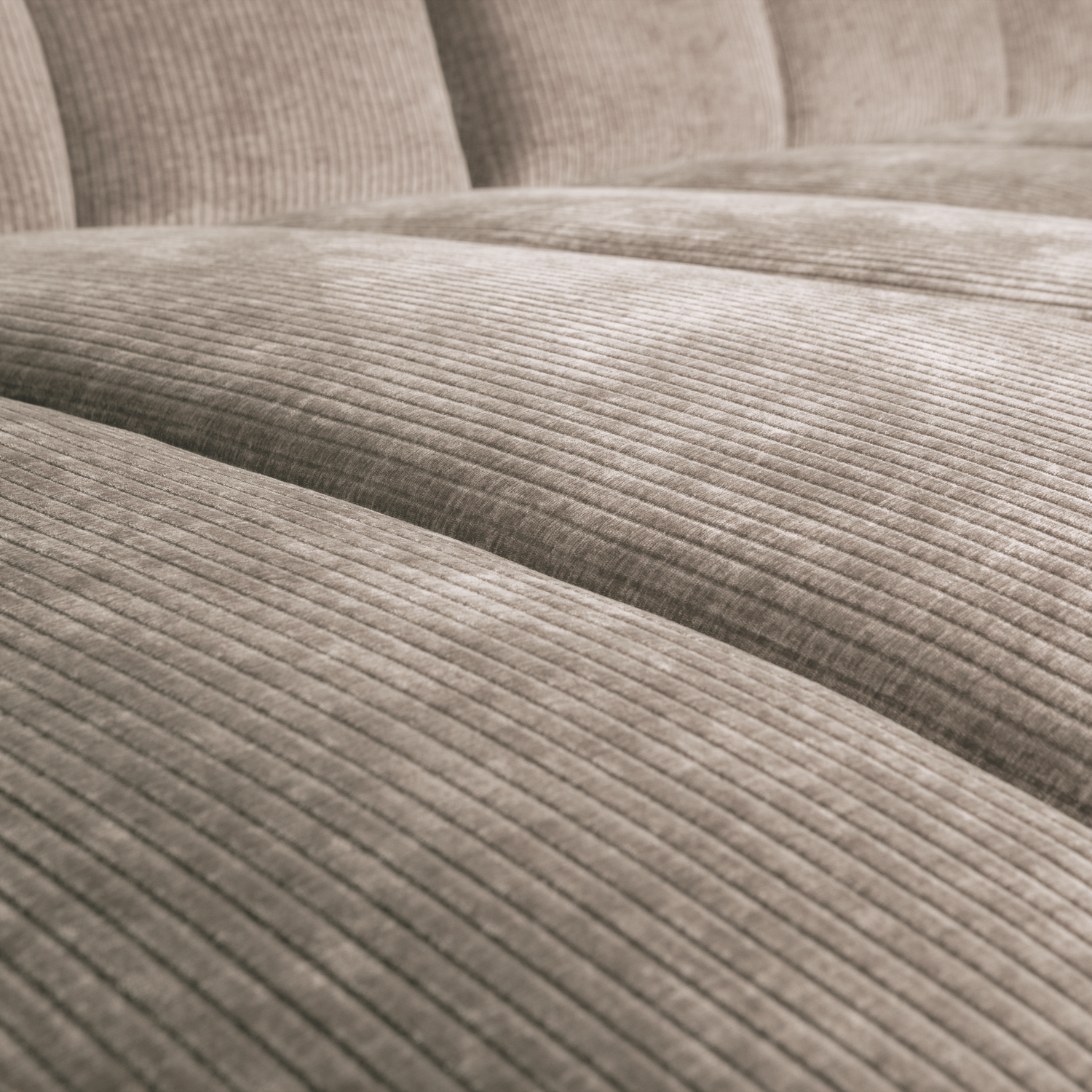 MOJO CHAISE LONGUE SOFA LINKS GERIPPTER STOFFDUNKLER SAND 377464-D – Bild 8