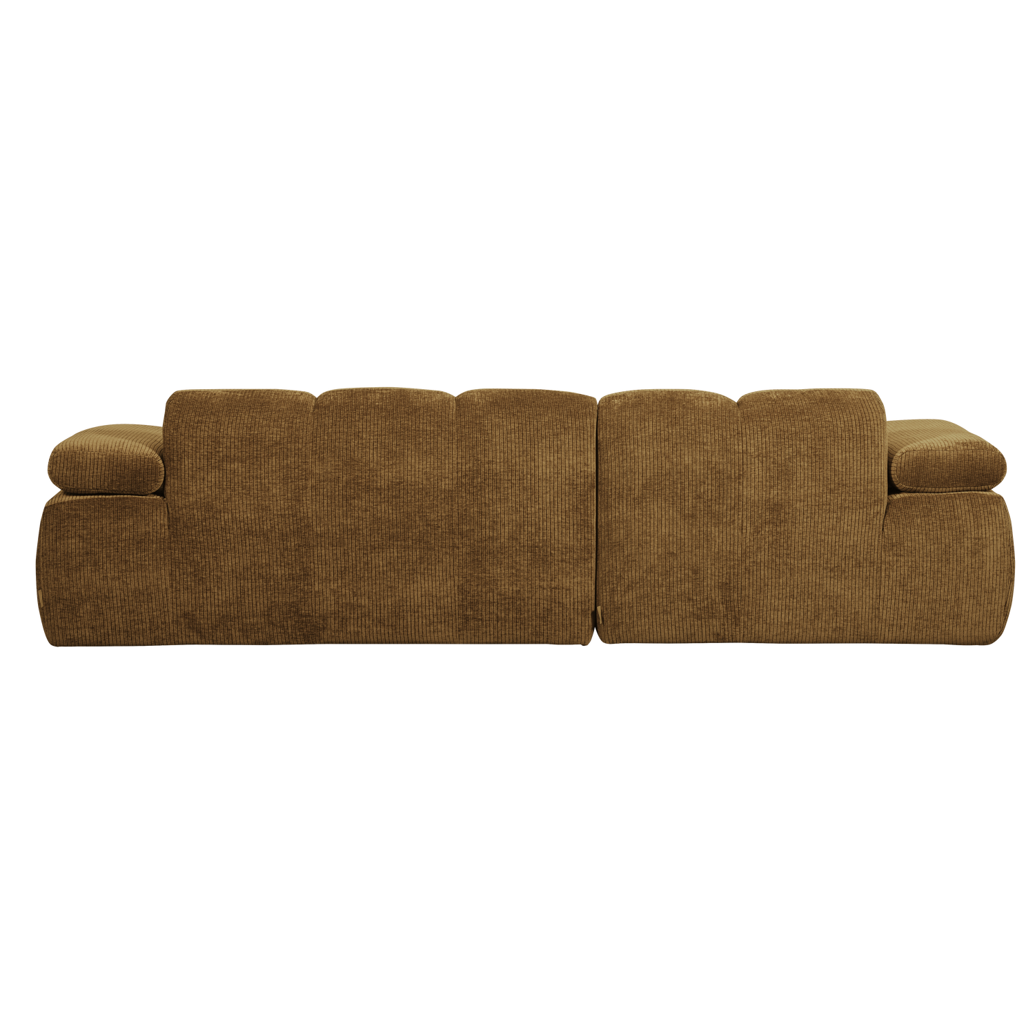 MOJO CHAISE LONGUE SOFA LINKS GERIPPTER STOFFHONIGGELB 377464-H – Bild 6