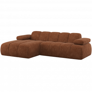 MOJO CHAISELONGUE SOFA LINKS WOLLE ROSTBRAUN 377464-WR