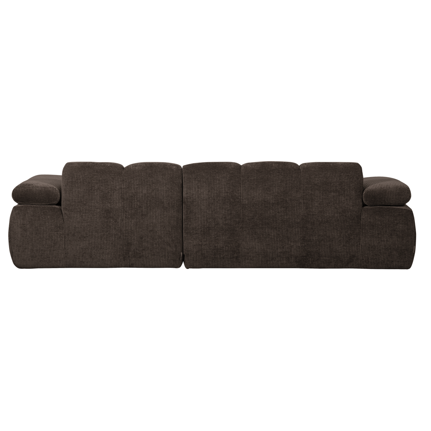 MOJO CHAISE LONGUE SOFA RECHTS GERIPPTER STOFFBRAUN 377465-B – Bild 6