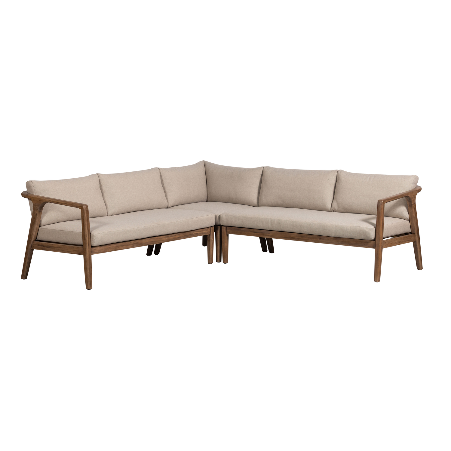 BIAM GARTEN LOUNGESET AKAZIENHOLZ NATUR SAND [fsc] 377473-N – Bild 4