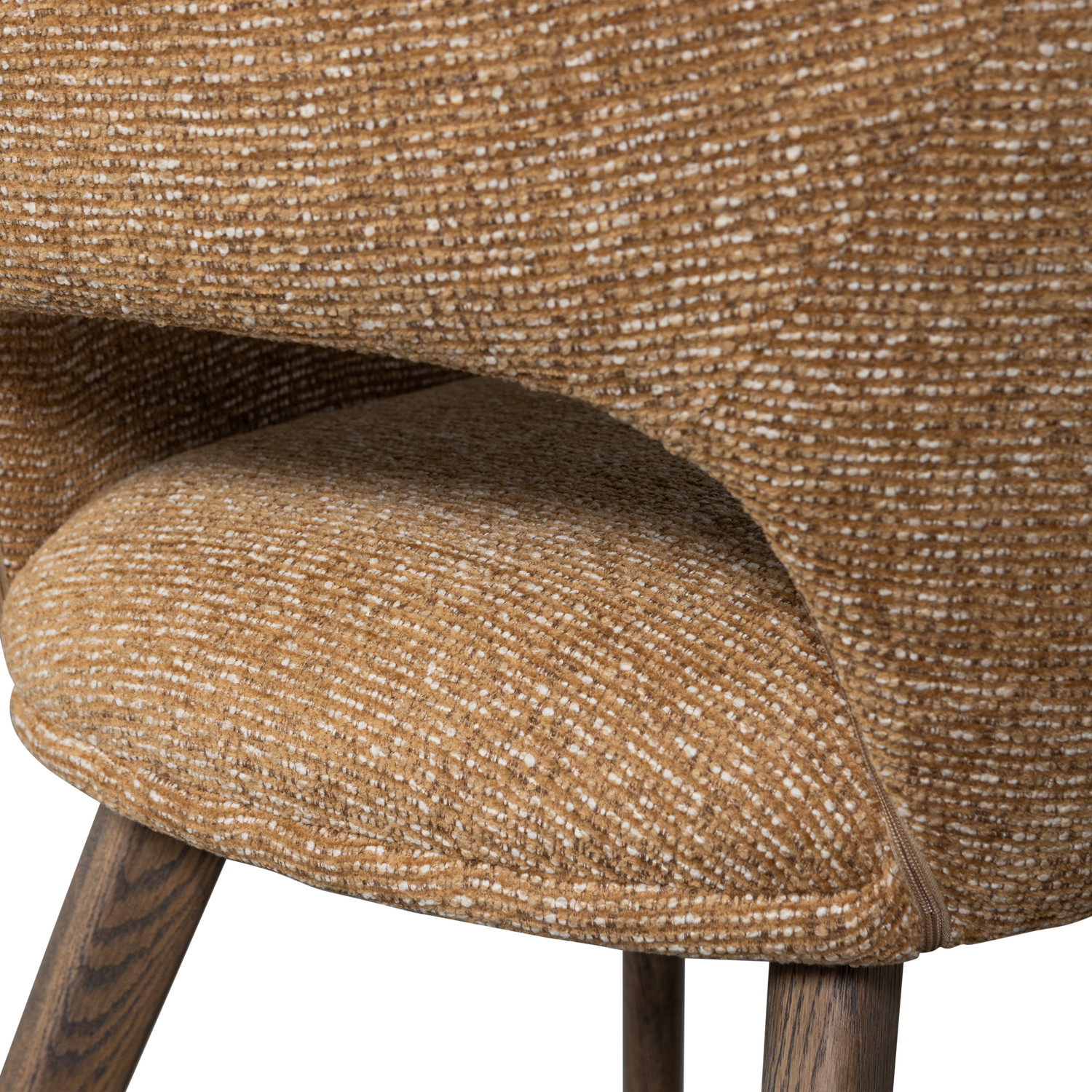 MURAT ESSZIMMERSTUHL GELB MIT HOLZFUSS BRAUN 377492-GM – Bild 7