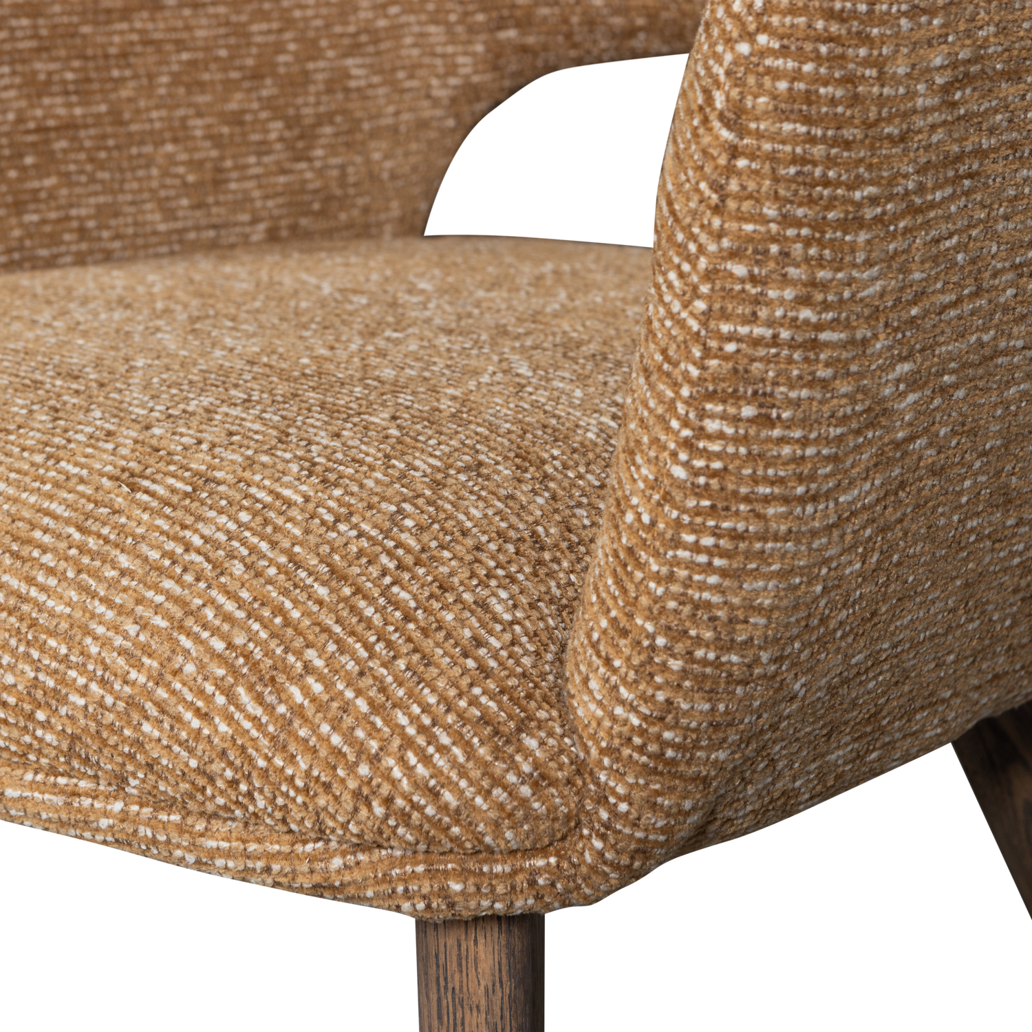 MURAT ESSZIMMERSTUHL GELB MIT HOLZFUSS BRAUN 377492-GM – Bild 8