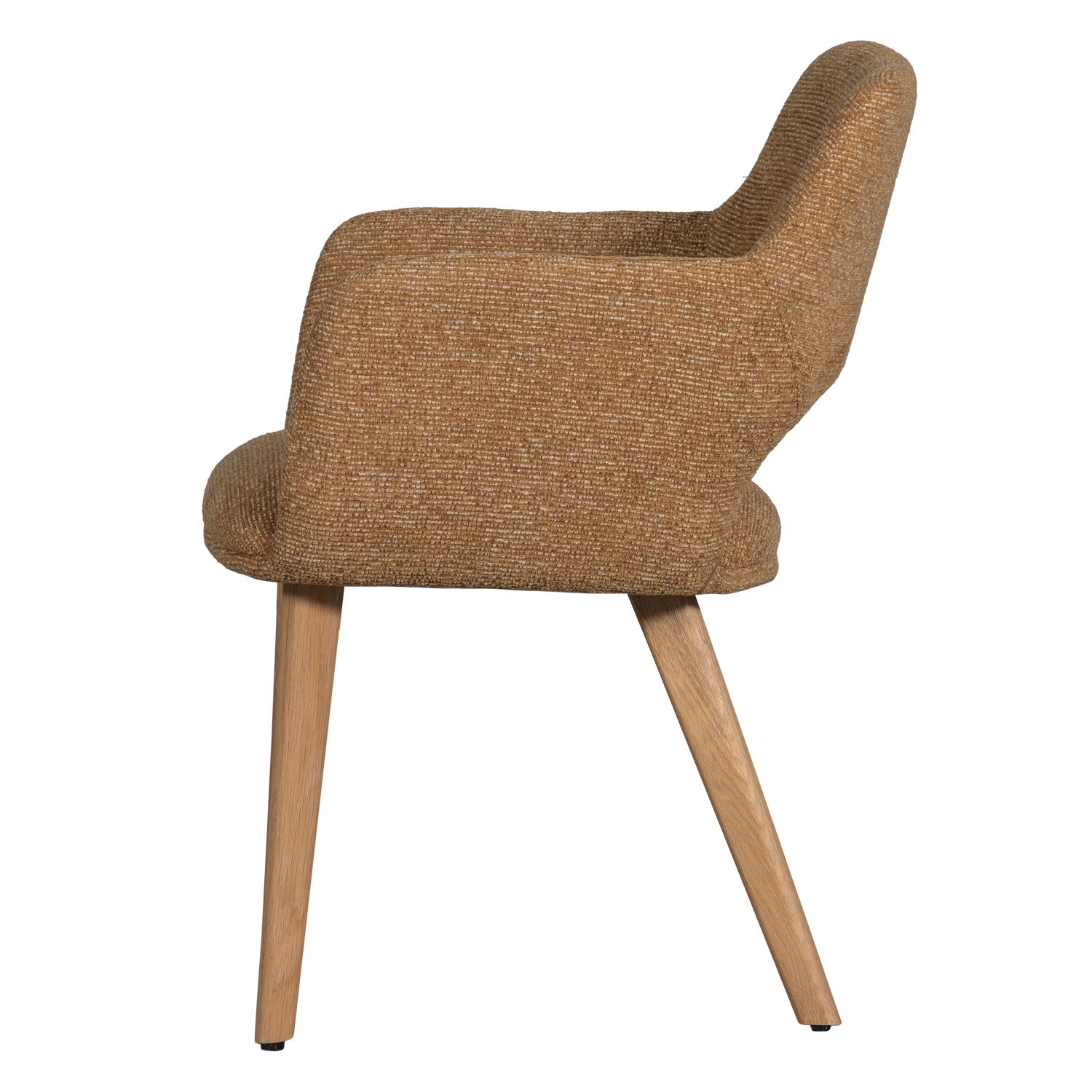 MURAT ESSZIMMERSTUHL GELB MIT HOLZFUSS NATUR 377492-GN – Bild 5