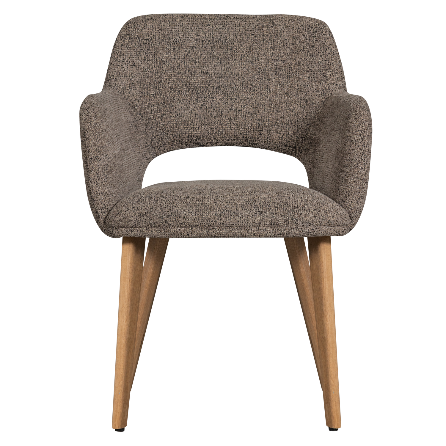 MURAT ESSZIMMERSTUHL TAUPE MIT HOLZFUSS NATUR 377492-TN – Bild 4