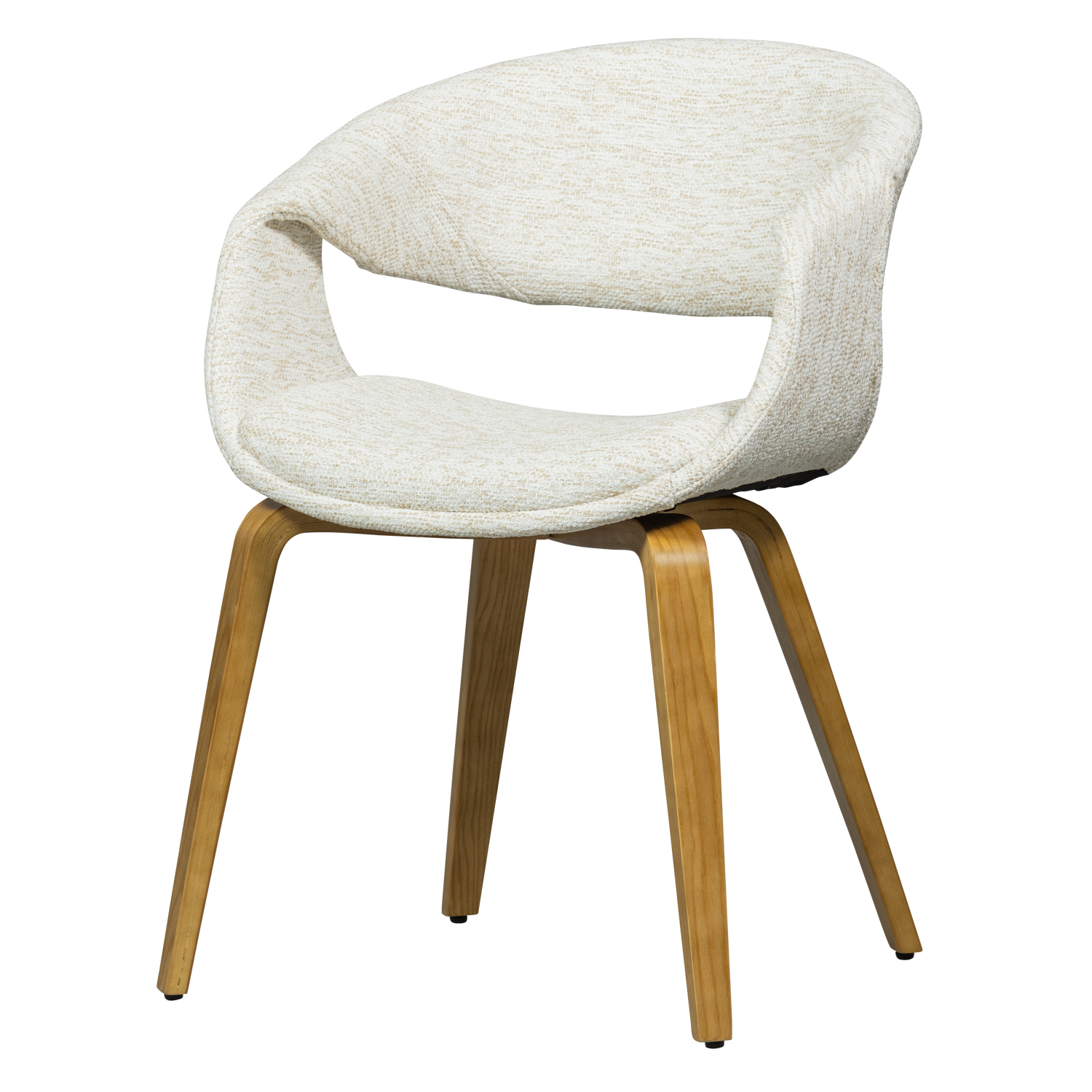 YOSSI ESSZIMMERSTUHL NATUR MIT HOLZFUSS NATUR 377505-NN