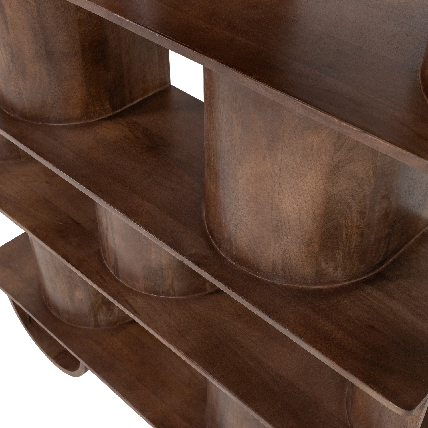 SINNE BUCHERREGAL MANGO HOLZ NUSSBAUM 180x130CM 377508-W – Bild 6