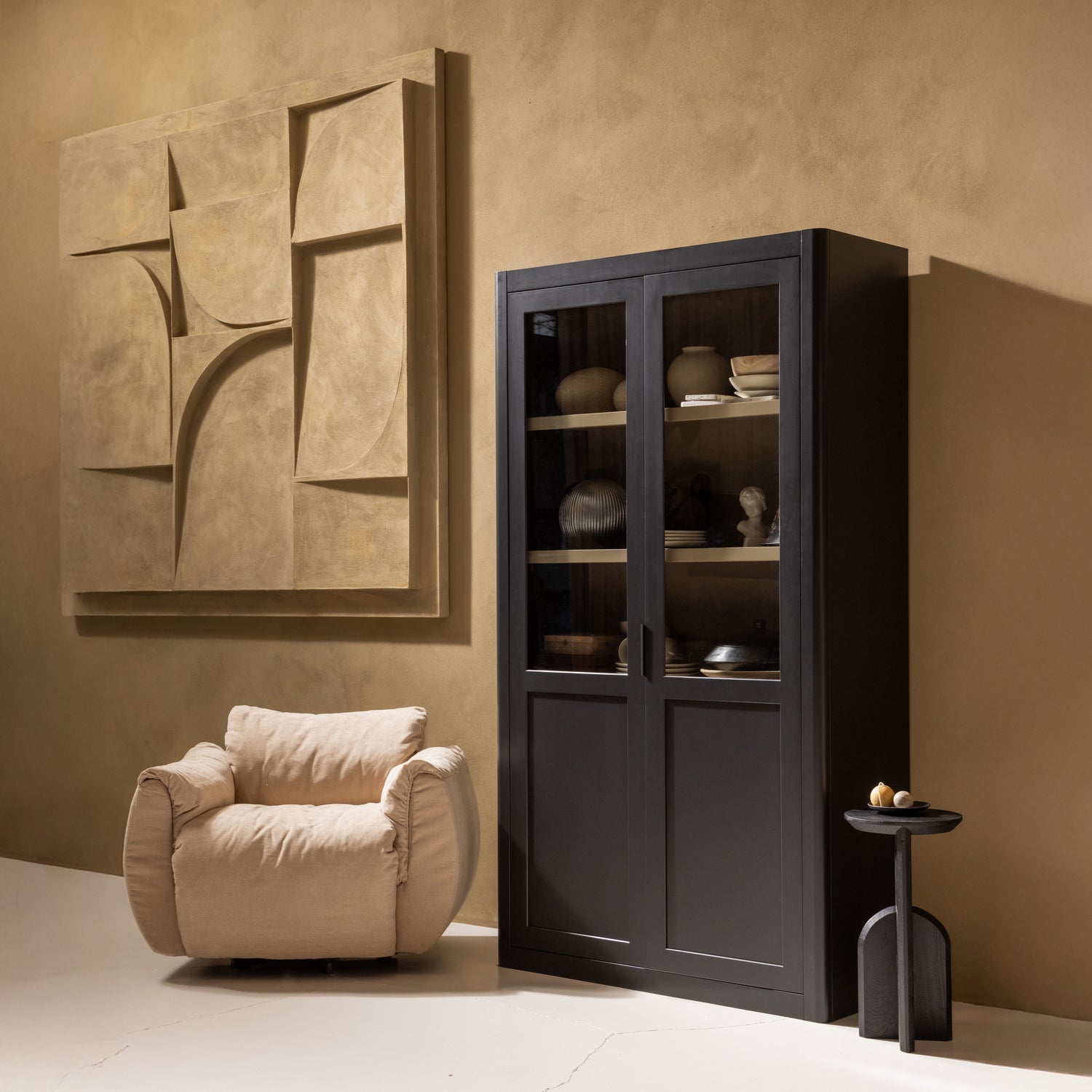 GUNNAR BUFFETSCHRANK KIEFER MATTSCHWARZ [fsc] 377516-MZ – Bild 2