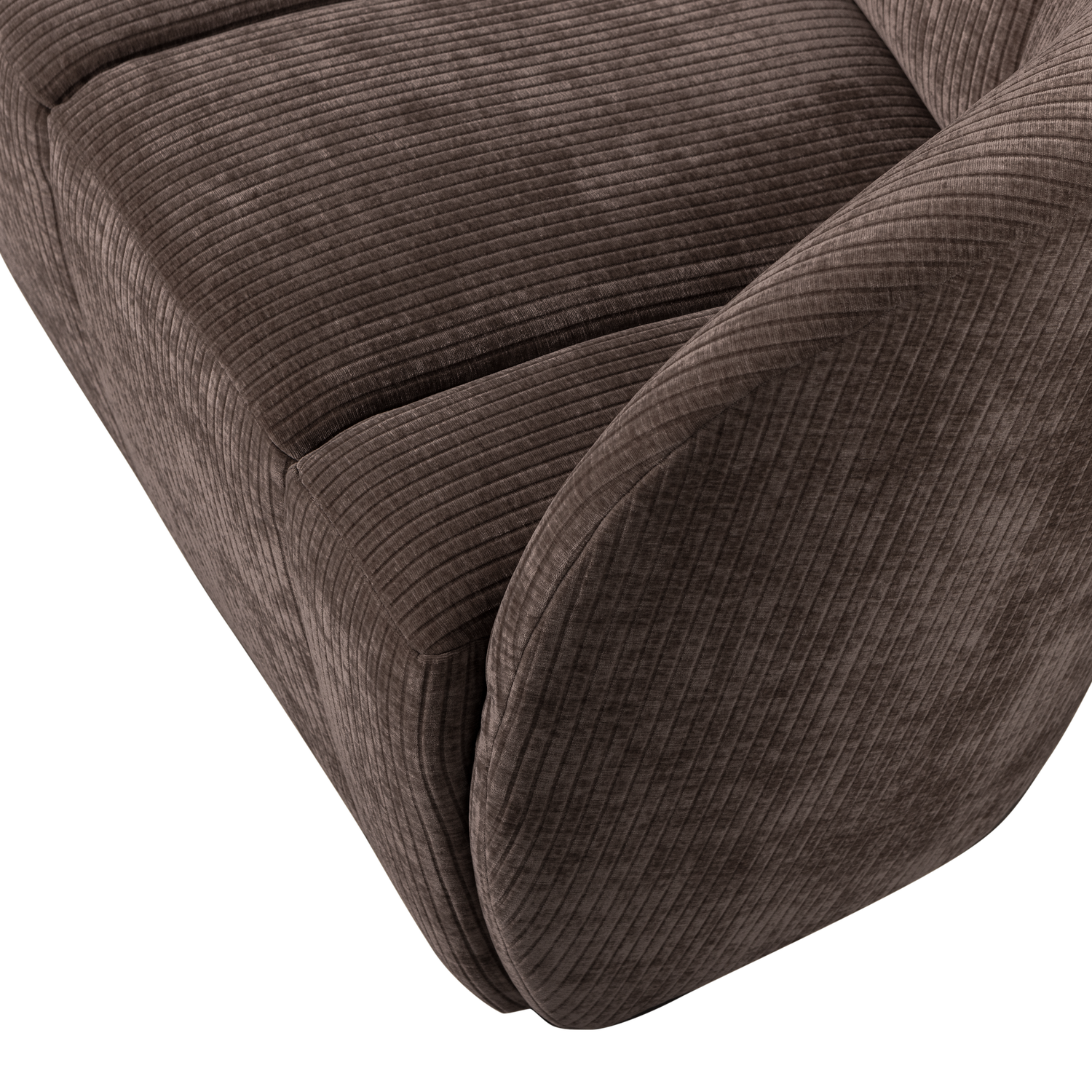 MOJO 2-SITZER BANK RECHTS GERIPPTER BRAUN 377518-B – Bild 6
