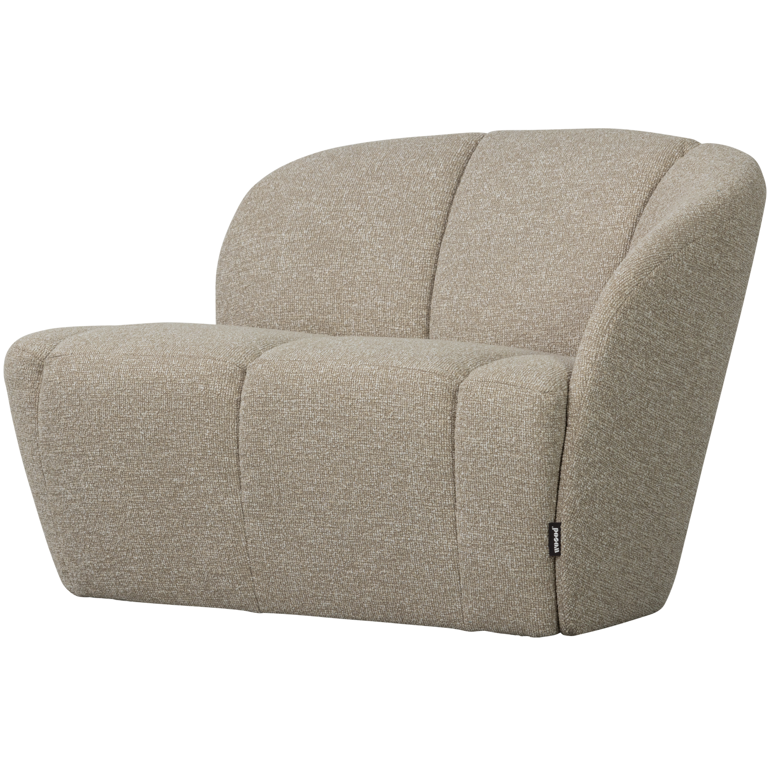 MOJO 2-SITZER BANK RECHTS BOUCLE BEIGE MELANGE 377518-EM