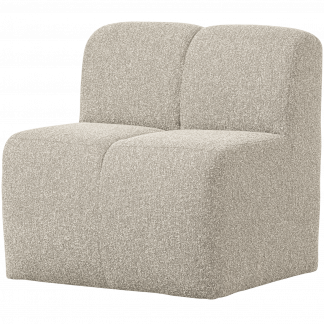 MOJO ESSBANK 84CM MIT RUCKENLEHNE BOUCLE BEIGE MELANGE 377519-EM