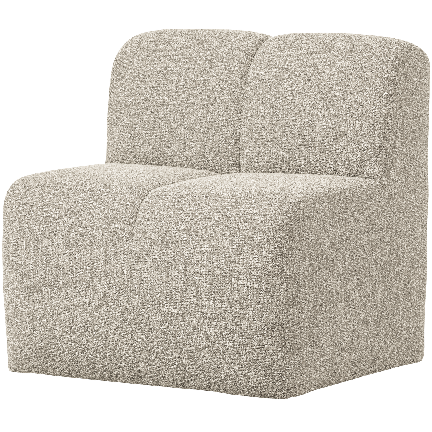 MOJO ESSBANK 84CM MIT RUCKENLEHNE BOUCLE BEIGE MELANGE 377519-EM