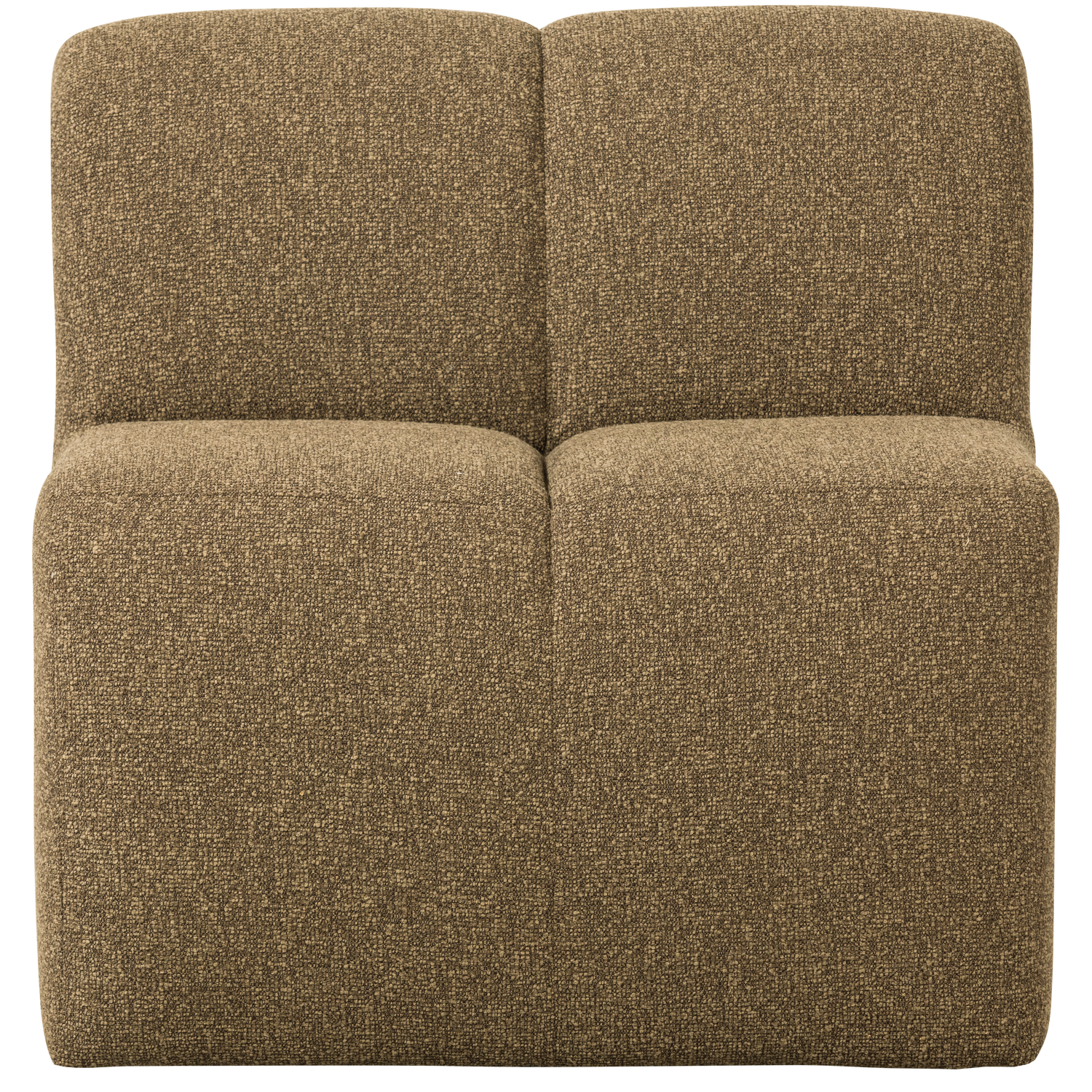 MOJO ESSBANK 84CM MIT RUCKENLEHNE BOUCLE GELBBRAUN MELANGE 377519-GM – Bild 2