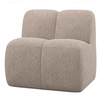 MOJO ESSBANK 84 CM MIT RUCKENLEHNE WOLLE DUNKELSAND 377519-WD