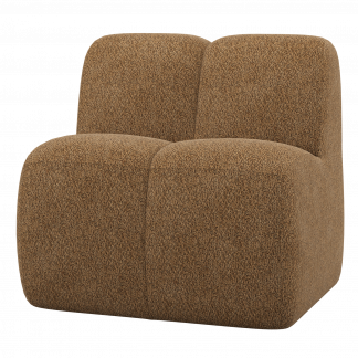 MOJO ESSBANK 84 CM MIT RUCKENLEHNE WOLLE HONINGELB 377519-WH