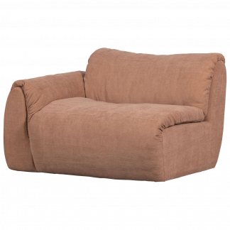 BAGGY 1-SITZER ELEMENT ARM LINKS GEWEBTE CHENILLE ALTROSA 377521-OP