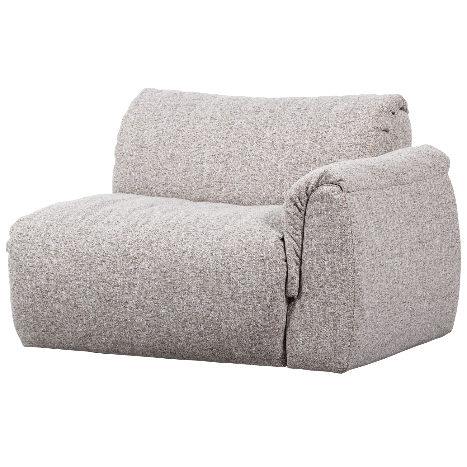 BAGGY 1-SITZER ELEMENT ARM RECHTS NATUR MELANGE 377522-NM