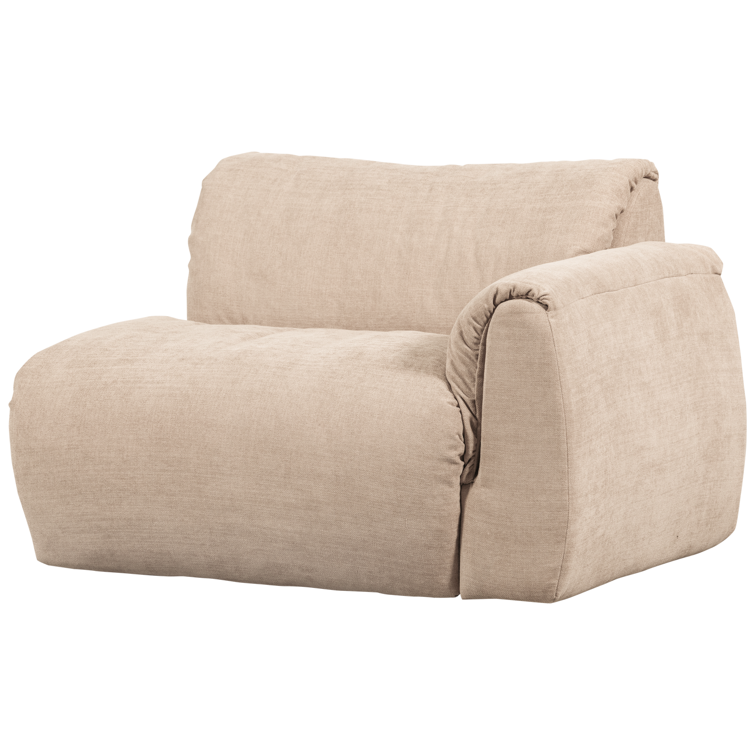 BAGGY 1-SITZER ELEMENT ARM RECHTS GEWEBTE CHENILLE SAND 377522-SN