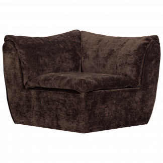 BAGGY ECKELEMENT 3D CHENILLE DUNKELBRAUN 377523-DB