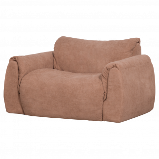 BAGGY LIEGESESSEL GEWEBTE CHENILLE ALTROSA 377525-OP