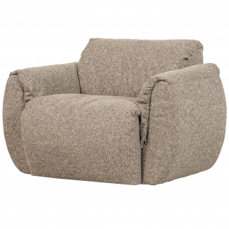 BAGGY DREHSESSEL WEBSTOFF BRAUN MELANGE 377526-BM