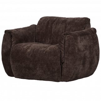 BAGGY DREHSESSEL 3D CHENILLE DUNKELBRAUN 377526-DB