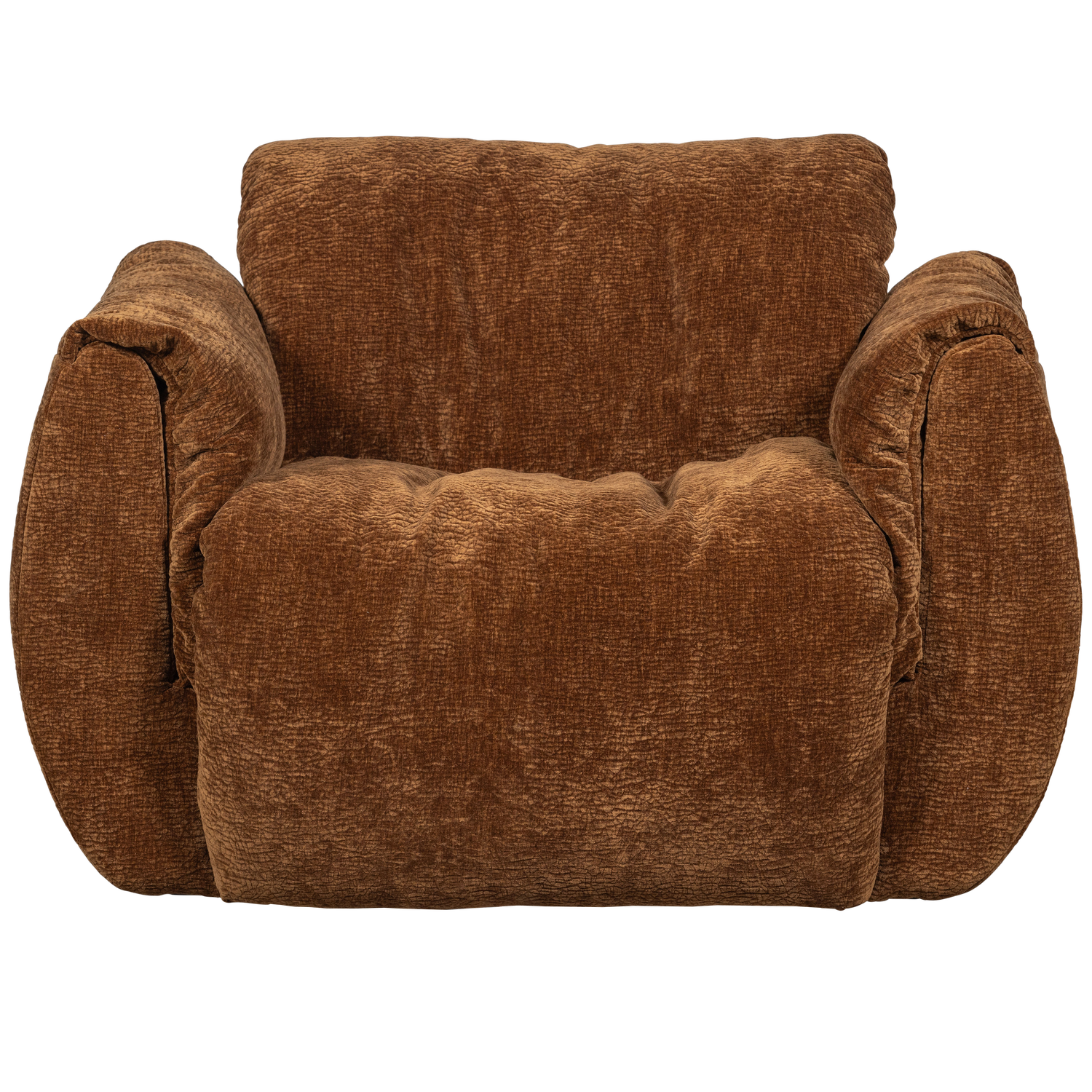 BAGGY DREHSESSEL 3D CHENILLE MITTELBRAUN 377526-MB – Bild 4