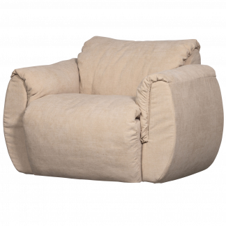BAGGY DREHSESSEL GEWEBTE CHENILLE SAND 377526-SN
