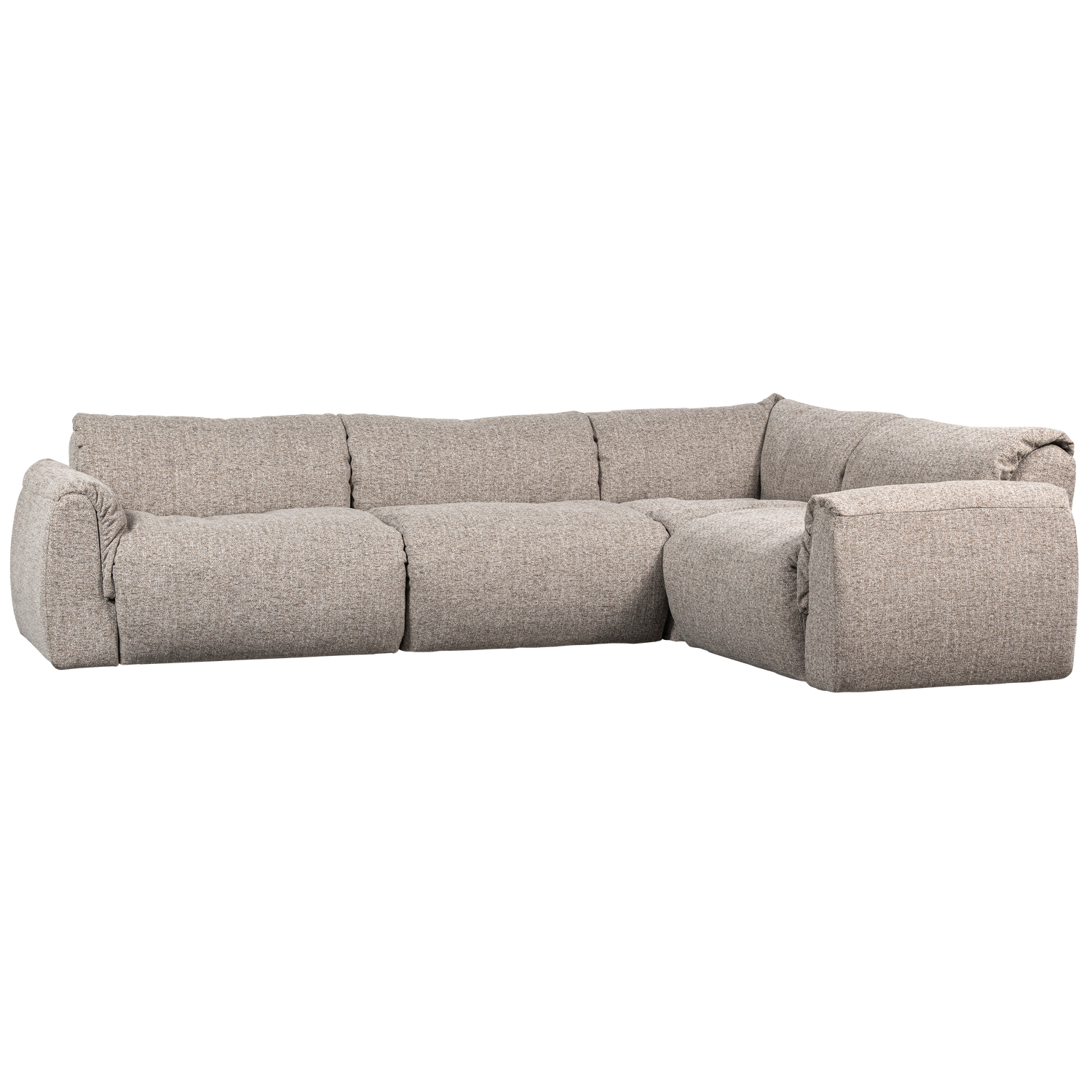 BAGGY ECKBANK RECHTS WEBSTOFF NATUR MELANGE 377529-NM
