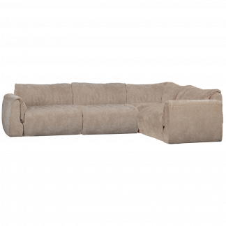 BAGGY ECKBANK RECHTS 3D CHENILLE SAND 377529-SA