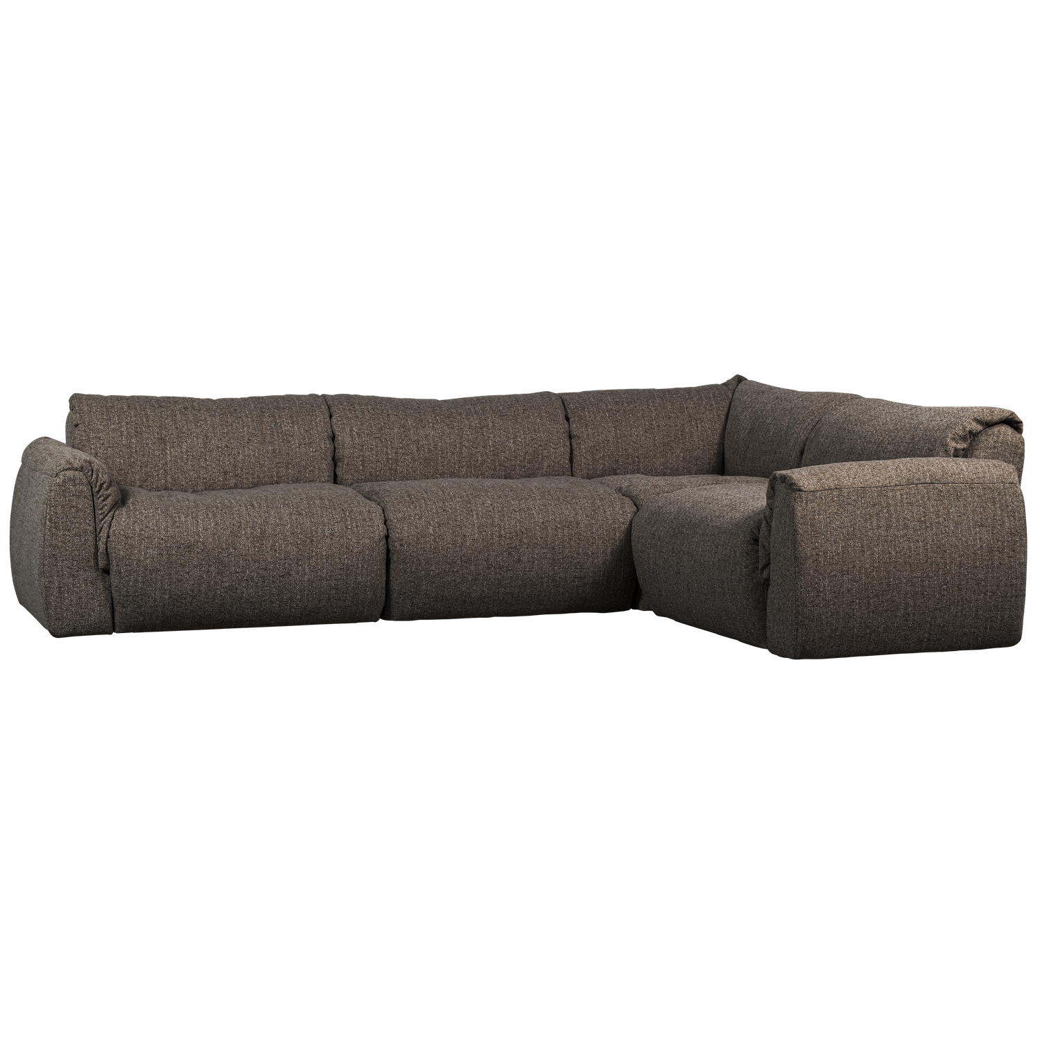 BAGGY ECKBANK RECHTS WEBSTOFF WARMES GRAU MELANGE 377529-WM