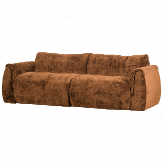 BAGGY 2-SITZER RECHTS 3D CHENILLE MITTELBRAUN 377530-MB