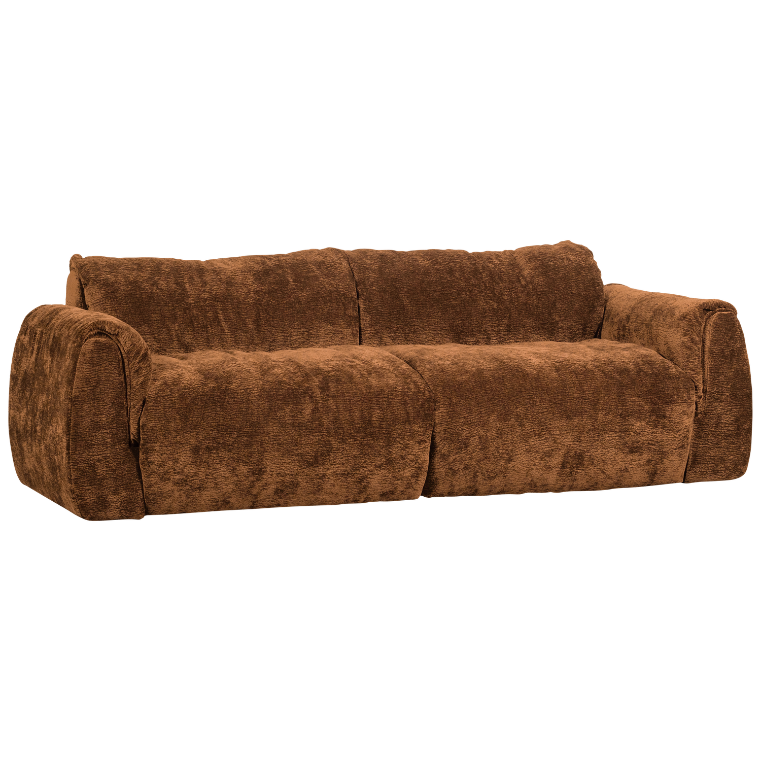 BAGGY 2-SITZER RECHTS 3D CHENILLE MITTELBRAUN 377530-MB – Bild 3